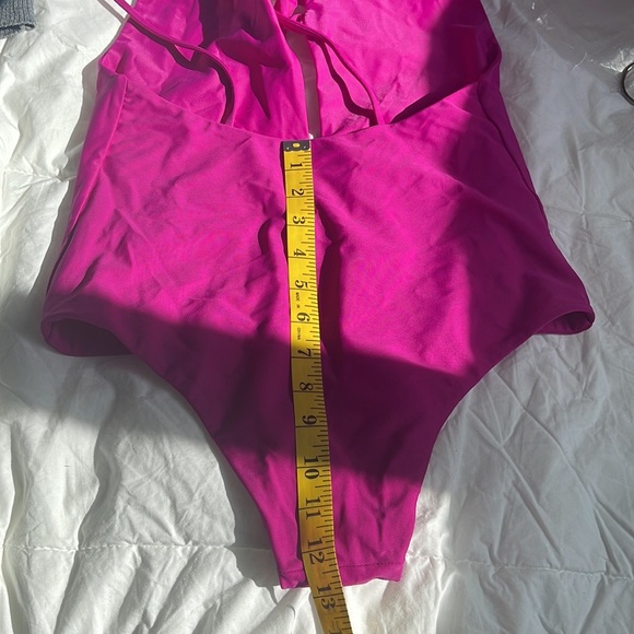 Aila Blue Midnight In Paris One Piece Pink Swimsuit Size Large - Picture 9 of 12